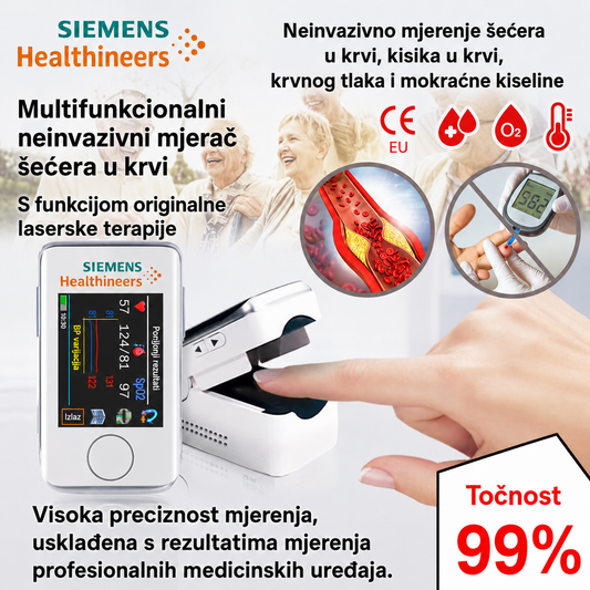 Wielofunkcyjny, nieinwazyjny glukometr do pomiaru poziomu glukozy we krwi