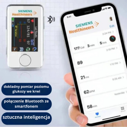 Wielofunkcyjny, nieinwazyjny glukometr do pomiaru poziomu glukozy we krwi